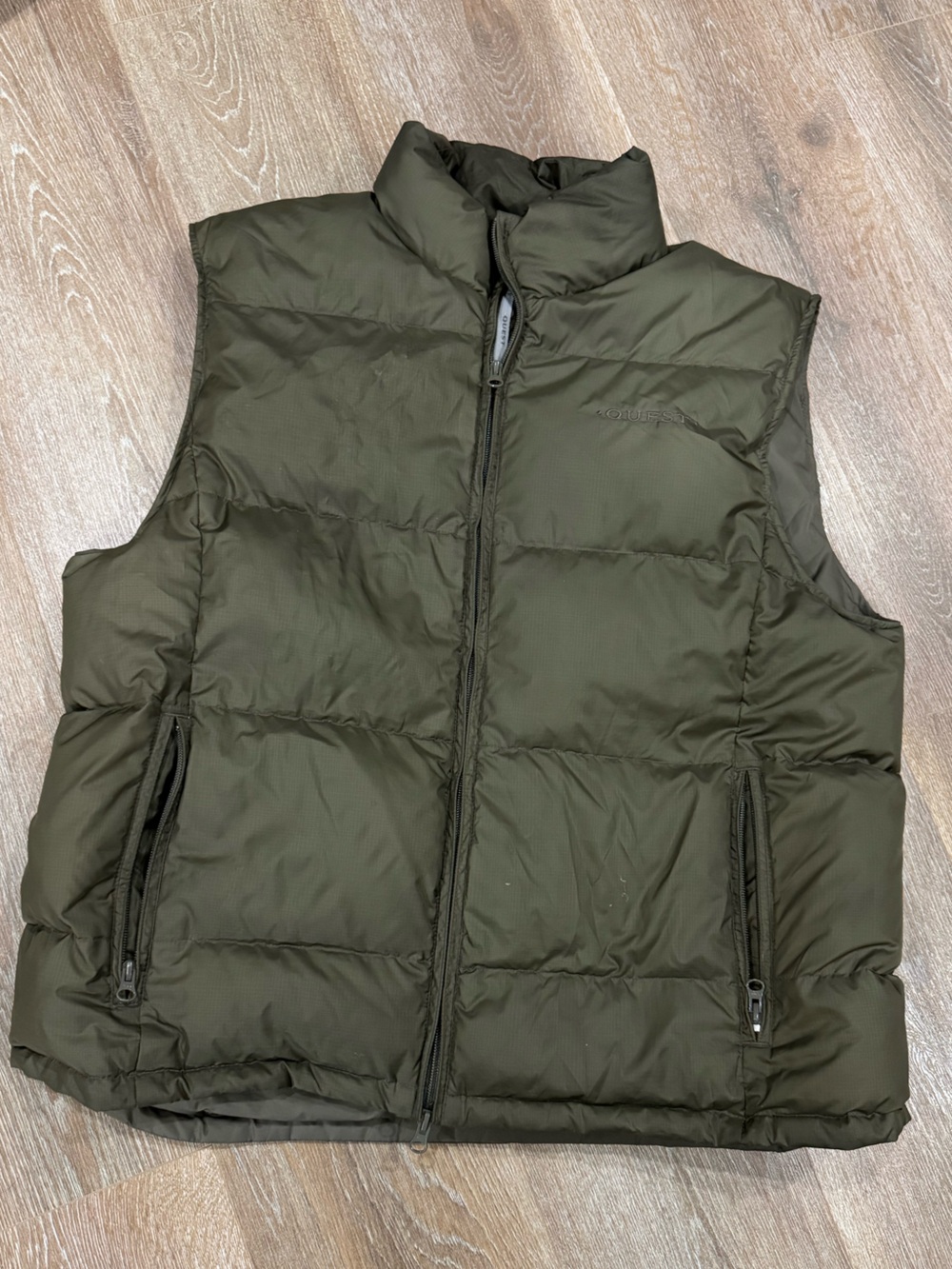 Columbia Men’s Olive Green Down Puffer Vest